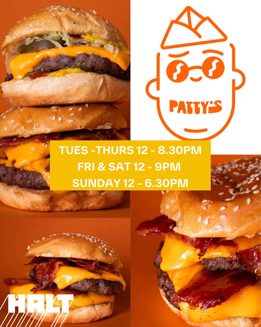 Pattys Opening Hours