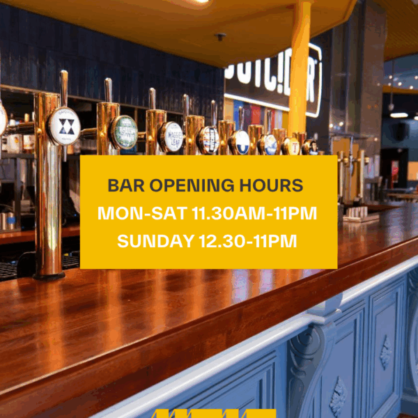The Bar Opening Times