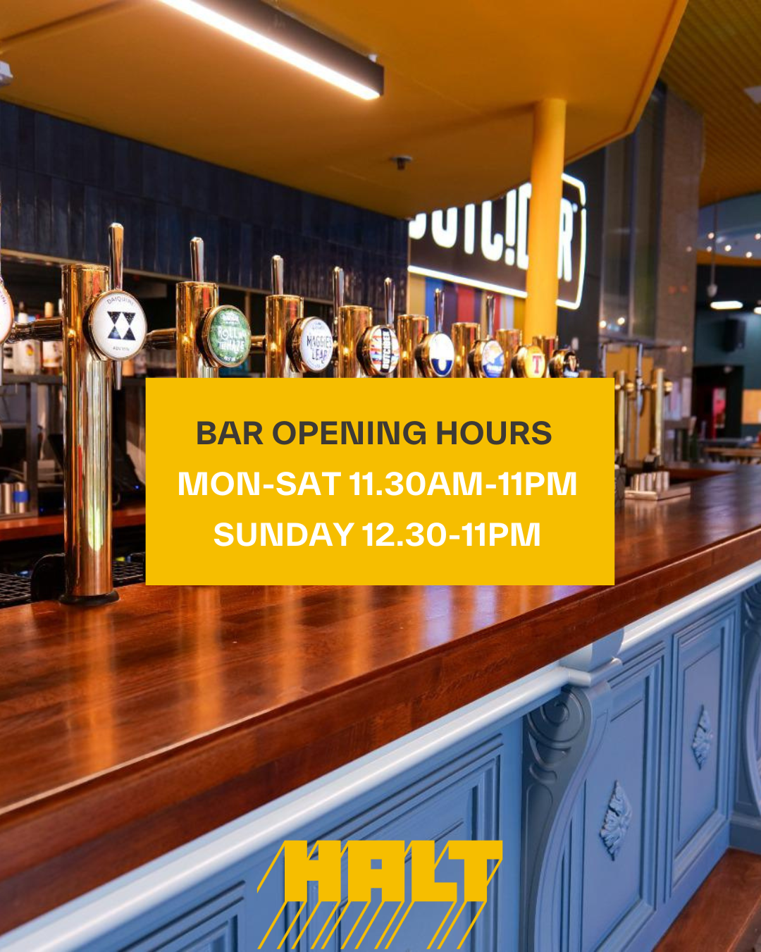 The Bar Opening Times